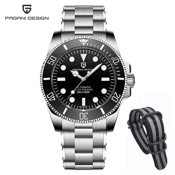 wristwatches pagani design luxury sapphire glass 200 diving mechanical watch men's automatic wrist stainless steel sports casual busine, Slivery;brown
wristwatches pagani design luxury sapphire glass 200 diving mechanical watch men's automatic wrist stainless steel sports casual busine, Slivery;brown