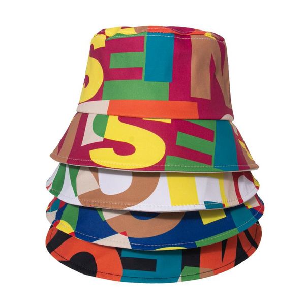 wide brim hats summer fashion rainbow letter bucket sun panama fishing caps for women ladies 2021, Blue;gray
wide brim hats summer fashion rainbow letter bucket sun panama fishing caps for women ladies 2021, Blue;gray