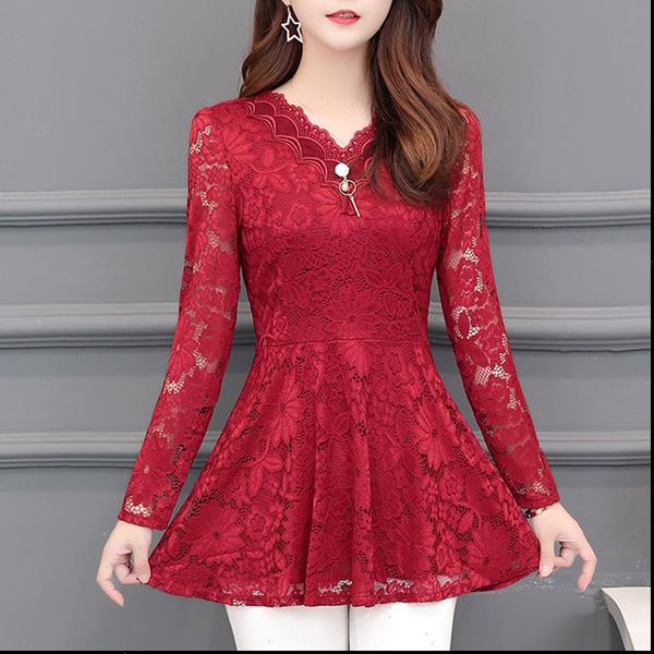 plus size 5xl women shirt lace v neck long sleeved blouses womens clothing blusas mujer de moda blusa, White
plus size 5xl women shirt lace v neck long sleeved blouses womens clothing blusas mujer de moda blusa, White
