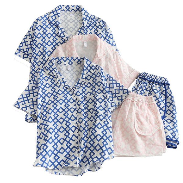 women's sleepwear 2021 summer men women lovers 2pcs pajamas set comfort full cotton short sleeve+shorts household turn-down collar, Black;red
women's sleepwear 2021 summer men women lovers 2pcs pajamas set comfort full cotton short sleeve+shorts household turn-down collar, Black;red