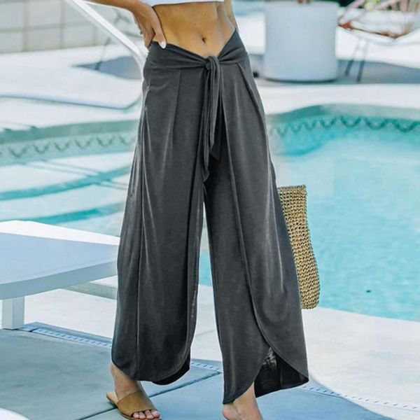 women's pants & capris loose women high waist belted trousers skin-friendly straight wide leg long ladies clothing, Black;white
women's pants & capris loose women high waist belted trousers skin-friendly straight wide leg long ladies clothing, Black;white