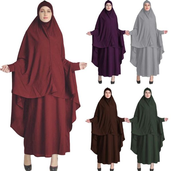 ethnic clothing 2 piece ramadan khimar muslim women prayer set dress full cover islamic burka hooded arab jilbab umrah eid abaya worship ser, Red
ethnic clothing 2 piece ramadan khimar muslim women prayer set dress full cover islamic burka hooded arab jilbab umrah eid abaya worship ser, Red