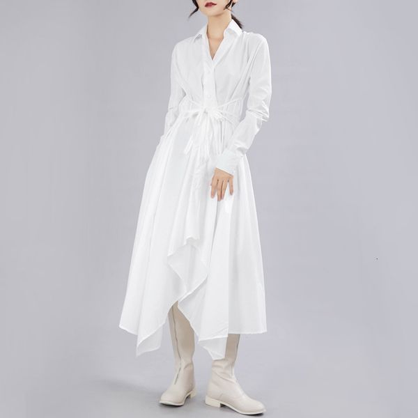 2021 maxi long female elegant white thin waist bandage high floor length dress, Black;gray
2021 maxi long female elegant white thin waist bandage high floor length dress, Black;gray