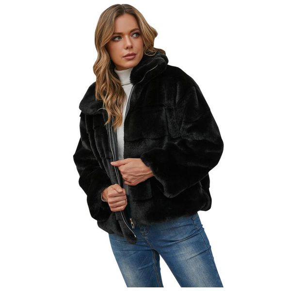women's jackets plush jacket women winter short 2021 version of loose lamb wool faux fur coat winterjacken für damen, Black;brown
women's jackets plush jacket women winter short 2021 version of loose lamb wool faux fur coat winterjacken für damen, Black;brown
