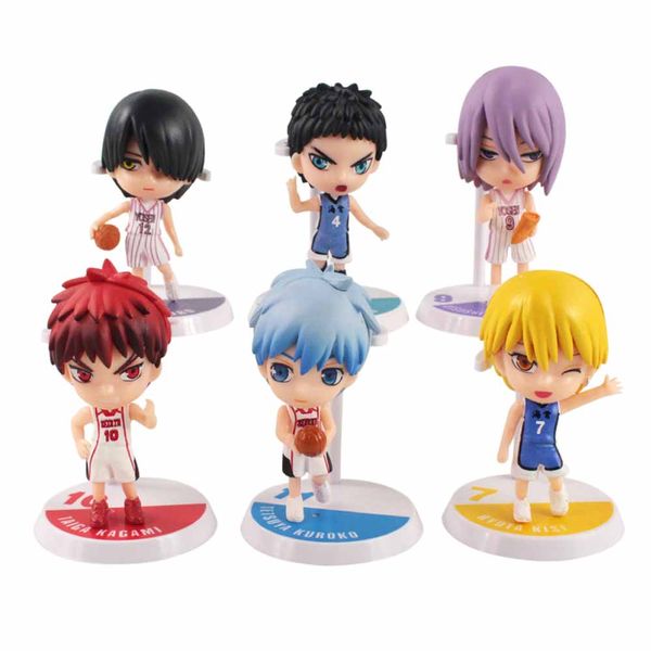 6pcs/lot anime kurokos basketball action figures pvc figurine collectible model toy doll for kids
6pcs/lot anime kurokos basketball action figures pvc figurine collectible model toy doll for kids
