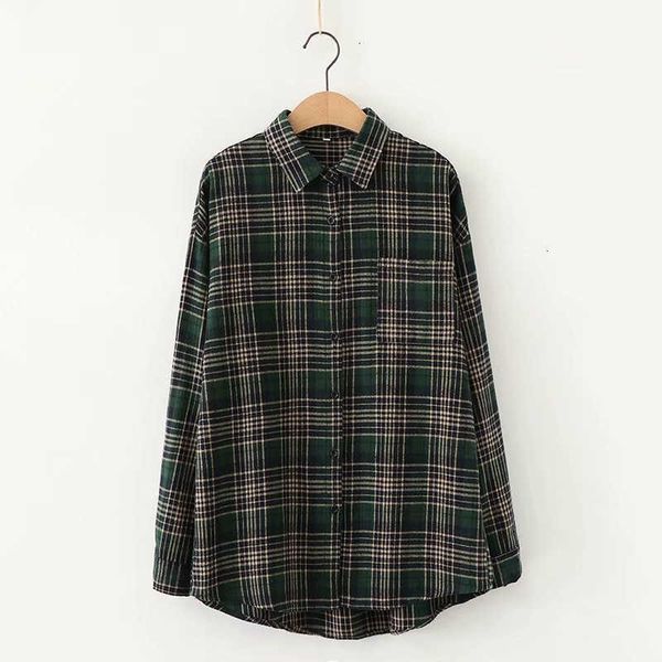 women's blouses & shirts plaid women long sleeve checked female clothes outwear spring s wn7j, White
women's blouses & shirts plaid women long sleeve checked female clothes outwear spring s wn7j, White