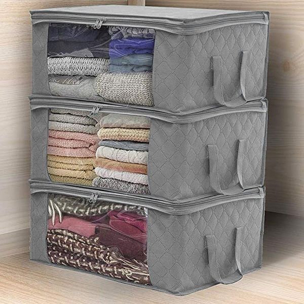 storage bags non-woven fabric box quilt foldable bag wardrobe clothes finishing dustproof portable y1
storage bags non-woven fabric box quilt foldable bag wardrobe clothes finishing dustproof portable y1