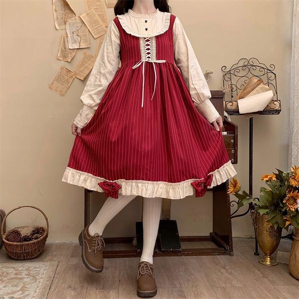 casual dresses lolita sweet maid kawaii dress teen girls japan autumn vintage cute ruffle lace long sleeve princess party christmas mid, Black;gray
casual dresses lolita sweet maid kawaii dress teen girls japan autumn vintage cute ruffle lace long sleeve princess party christmas mid, Black;gray