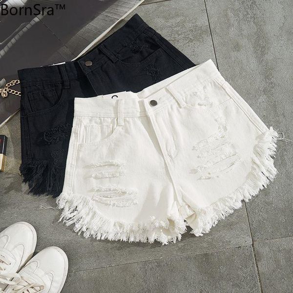 women's jeans bornsra summer high waist denim shorts women korean solid cuffed tassels ripped holes blue club
women's jeans bornsra summer high waist denim shorts women korean solid cuffed tassels ripped holes blue club