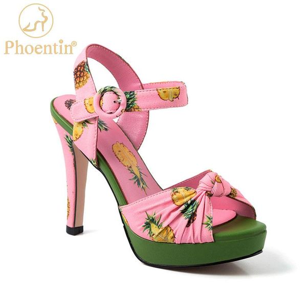 phoentin pineapple print women's sandals 2021 super high thin heels 12cm brand platform female pink shoe size 43 ft928, Black
phoentin pineapple print women's sandals 2021 super high thin heels 12cm brand platform female pink shoe size 43 ft928, Black