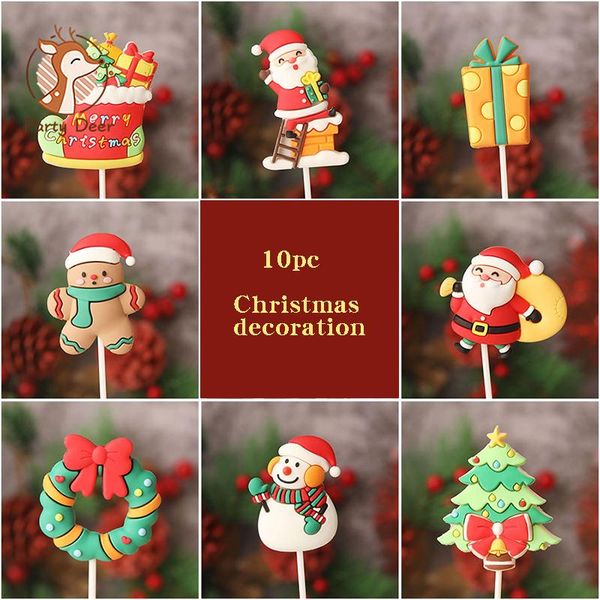 other festive & party supplies 10pc christmas cake decorations soft glue santa claus tree er holiday love gifts
other festive & party supplies 10pc christmas cake decorations soft glue santa claus tree er holiday love gifts