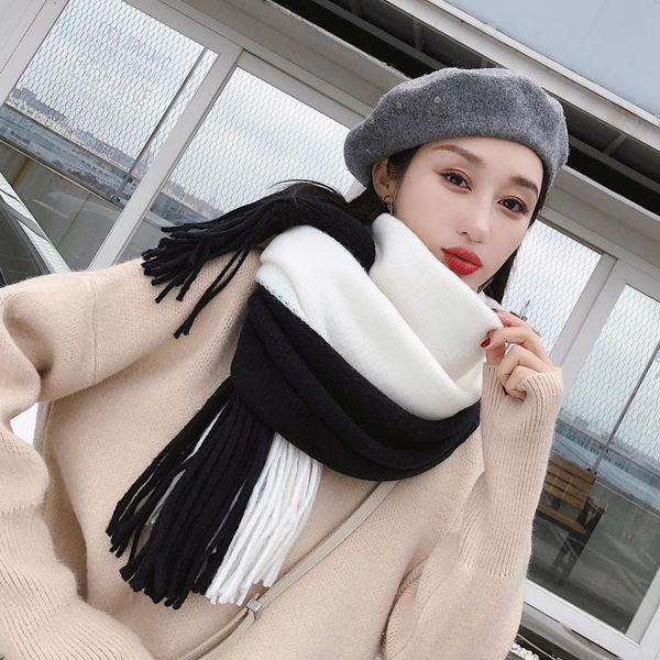 hats, scarves & gloves sets scarf women winter wild wool knitting lovers thicken korean version long tassel imitation cashmere student strip, Blue;gray
hats, scarves & gloves sets scarf women winter wild wool knitting lovers thicken korean version long tassel imitation cashmere student strip, Blue;gray