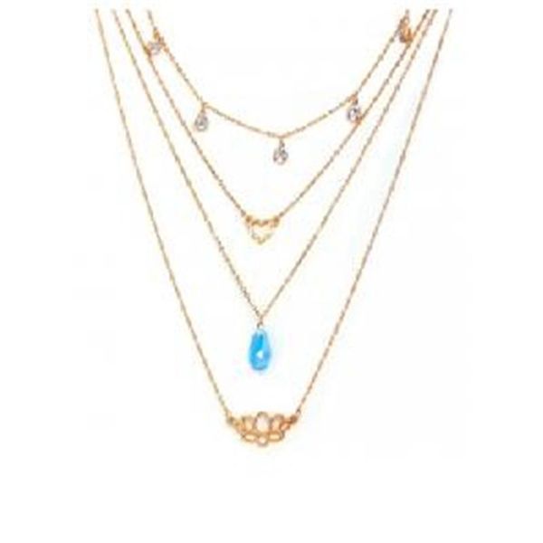 olaru trendy crystal multilayer heart drop choker necklace for woman girl jewelry gold color simple lotus layered chokers, Golden;silver
olaru trendy crystal multilayer heart drop choker necklace for woman girl jewelry gold color simple lotus layered chokers, Golden;silver