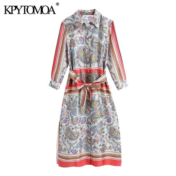 women fashion with belt paisley print midi shirt dress vintage three quarter sleeve button-up female dresses mujer 210416, Black;gray
women fashion with belt paisley print midi shirt dress vintage three quarter sleeve button-up female dresses mujer 210416, Black;gray