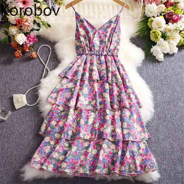 korobov summer print spaghetti strap dress beach style v neck cake dresses vintage high waist slim vestidos femme 210430, Black;gray
korobov summer print spaghetti strap dress beach style v neck cake dresses vintage high waist slim vestidos femme 210430, Black;gray