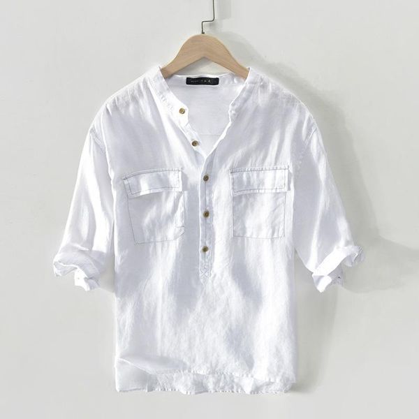 linen shirt men comfortable and breathable cotton blend long sleeve shirts men's casual, White;black
linen shirt men comfortable and breathable cotton blend long sleeve shirts men's casual, White;black