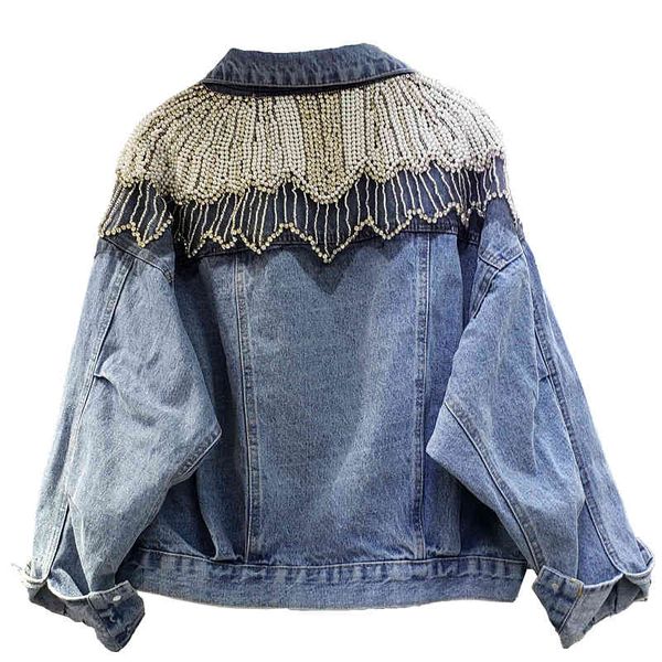 women's jackets black denim back beading loose streetwear short jean women korean spring autumn coat outerwear qqiw, Black;brown
women's jackets black denim back beading loose streetwear short jean women korean spring autumn coat outerwear qqiw, Black;brown