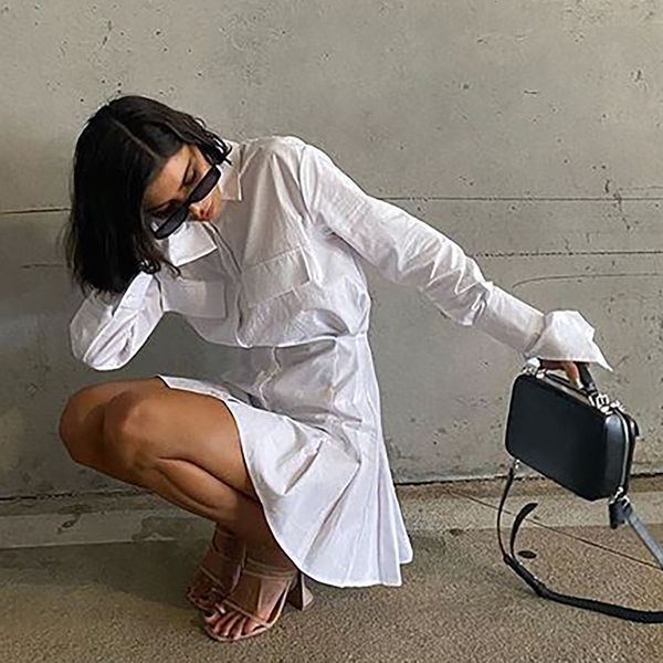 dresses women vintage flare pleated long sleeve turn down collar solid elegant casual mini autumn dress, Black;gray
dresses women vintage flare pleated long sleeve turn down collar solid elegant casual mini autumn dress, Black;gray