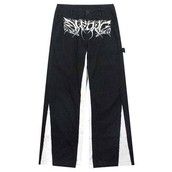 men's jeans jean denim pants men skeleton print ripped color patchwork hip hop punk streetwear trousers distressed goth clothes, Blue
men's jeans jean denim pants men skeleton print ripped color patchwork hip hop punk streetwear trousers distressed goth clothes, Blue