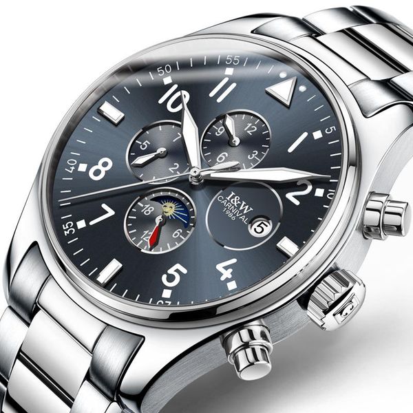 the latest 2021 karneval saphir automatische mechanische uhr männer marke luxus uhren leucht armbanduhr c8764g-11 wristwatches, Slivery;brown
the latest 2021 karneval saphir automatische mechanische uhr männer marke luxus uhren leucht armbanduhr c8764g-11 wristwatches, Slivery;brown