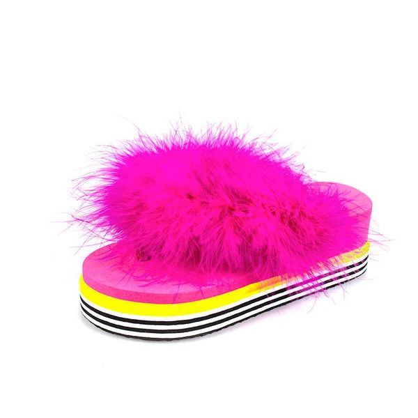 high-heeled fur women platform casual slippers wedge-heeled female flip-flop beach flat, Black
high-heeled fur women platform casual slippers wedge-heeled female flip-flop beach flat, Black