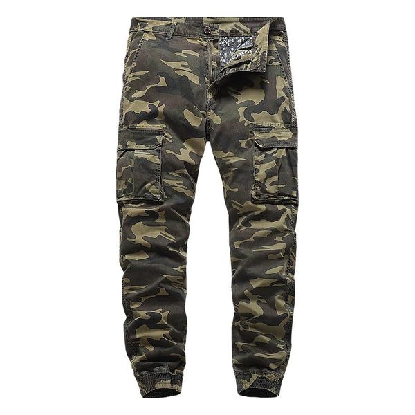 men's pants 2021 year style casual loose wear-resistant outdoor sports camouflage multi-pocket tooling trousers, Black
men's pants 2021 year style casual loose wear-resistant outdoor sports camouflage multi-pocket tooling trousers, Black