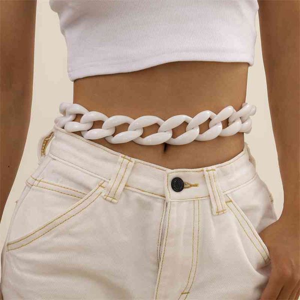 lacteo kpop big acrylic material for women 2021 fashion trendy summer beach belt waist chain jewelry accessories, Silver
lacteo kpop big acrylic material for women 2021 fashion trendy summer beach belt waist chain jewelry accessories, Silver