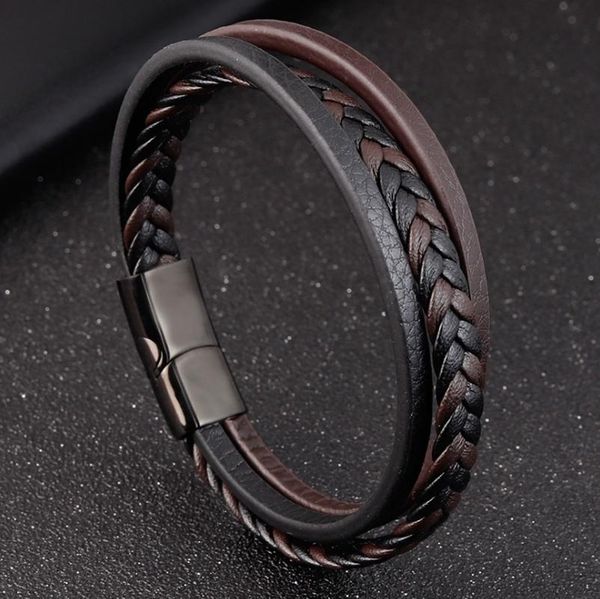 charm bracelets retro trend multi-layer handmade bracelet woven leather mens boys cool birthday gifts christmas, Golden;silver
charm bracelets retro trend multi-layer handmade bracelet woven leather mens boys cool birthday gifts christmas, Golden;silver