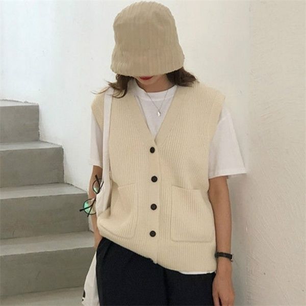 knitted sweater vest women soft stretchy simple basic daily v-neck solid open-stitch female street-wear vintage korean all-match, Black;white
knitted sweater vest women soft stretchy simple basic daily v-neck solid open-stitch female street-wear vintage korean all-match, Black;white