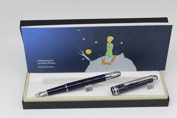 the little prince series fountain pen blue body with silver trim office school supply perfect gift
the little prince series fountain pen blue body with silver trim office school supply perfect gift
