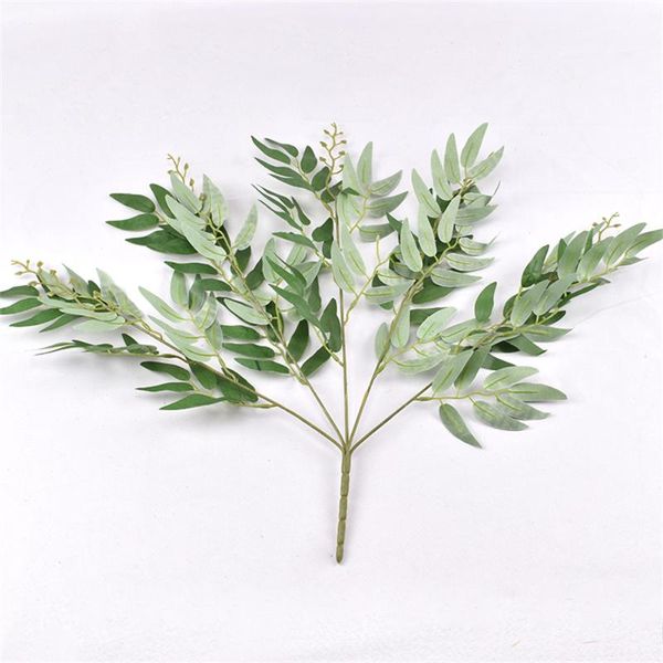decorative flowers & wreaths 5 branches/bouquet artificial willow leaves silk fake green faux foliage diy home wedding plant jungle decorati
decorative flowers & wreaths 5 branches/bouquet artificial willow leaves silk fake green faux foliage diy home wedding plant jungle decorati