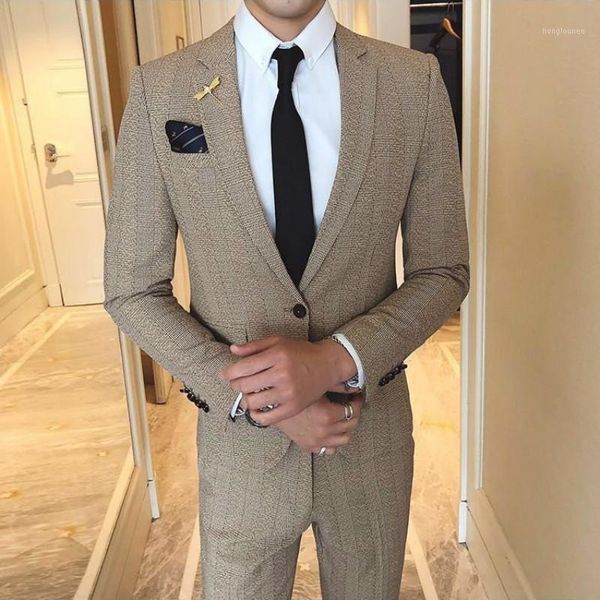 tweed plaid slim fit nightclub party prom male khaki gray 2021 autumn winter suit men men's suits & blazers, White;black
tweed plaid slim fit nightclub party prom male khaki gray 2021 autumn winter suit men men's suits & blazers, White;black