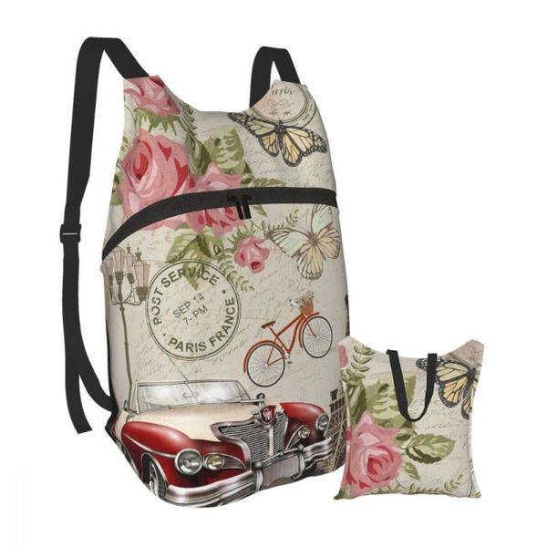 backpack packable foldable outdoor folding handy travel bag for men women vintage paris postcard
backpack packable foldable outdoor folding handy travel bag for men women vintage paris postcard
