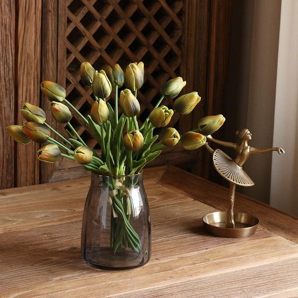 decorative flowers & wreaths simulation artificial flower mini tulip bouquet pu real touch wedding home dining room office table christmas p
decorative flowers & wreaths simulation artificial flower mini tulip bouquet pu real touch wedding home dining room office table christmas p