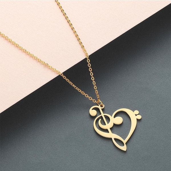 pendant necklaces fashion 2021 jewelry the neck steel color heart women couple note pendants stainless rose gold chains, Silver
pendant necklaces fashion 2021 jewelry the neck steel color heart women couple note pendants stainless rose gold chains, Silver