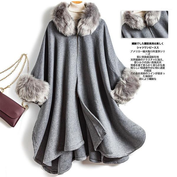 clothes for women in 2021: korean version of small fragrance medium and long cloaks, woolen coats women's wool & blends, Black
clothes for women in 2021: korean version of small fragrance medium and long cloaks, woolen coats women's wool & blends, Black