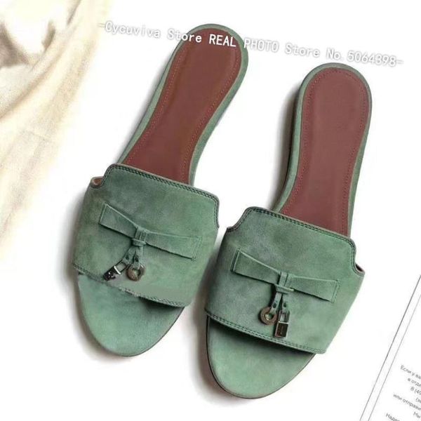 slippers chic metal lock decor women comfy suede flip flops runway flat shoes summer slides gladiator sandals woman, Black
slippers chic metal lock decor women comfy suede flip flops runway flat shoes summer slides gladiator sandals woman, Black