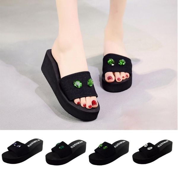 slippers women pearl drill wedge slides home bathroom beach flip flops shoes summer, Black
slippers women pearl drill wedge slides home bathroom beach flip flops shoes summer, Black