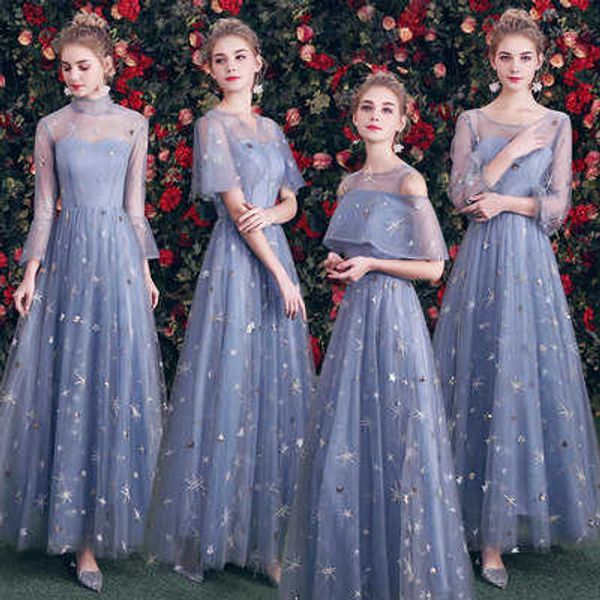 luxury party evening dress blue bridmaid group wedding fairy temperament chine style long banquet sister evening female, Black;gray
luxury party evening dress blue bridmaid group wedding fairy temperament chine style long banquet sister evening female, Black;gray
