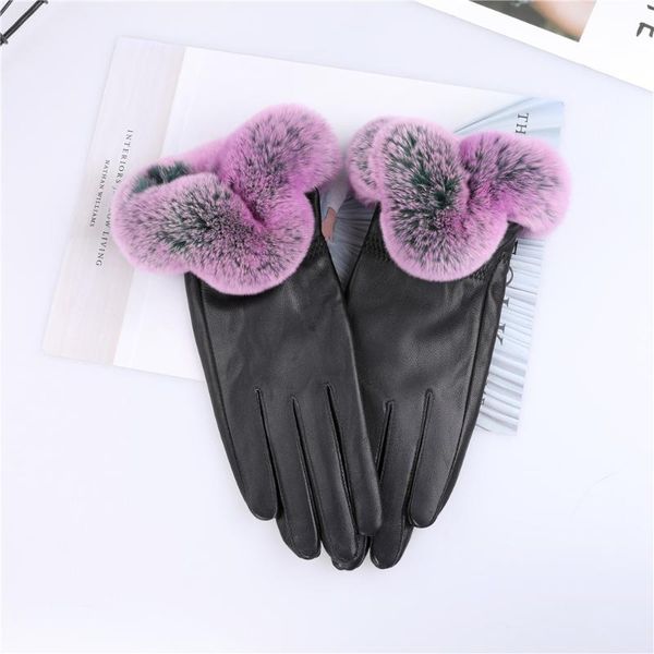 five fingers gloves 2021 women' genuine sheep skin leather autumn winter warm rex fur trim cuffs mittens, Blue;gray
five fingers gloves 2021 women' genuine sheep skin leather autumn winter warm rex fur trim cuffs mittens, Blue;gray