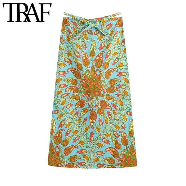 women fashion with tie belt paisley print midi skirt vintage high waist back zipper vents hem female skirts mujer 210507, Black
women fashion with tie belt paisley print midi skirt vintage high waist back zipper vents hem female skirts mujer 210507, Black