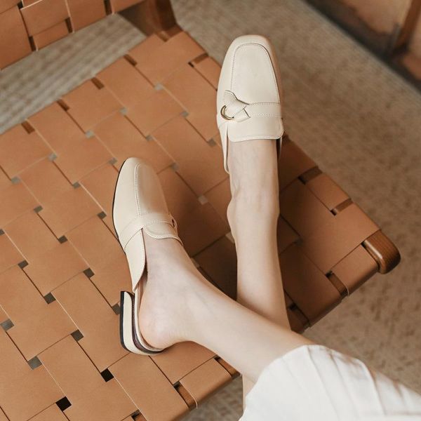 cover toe slippers casual shoes low square heel rivet slides slipers women big size luxury block 2021 summer soft basic hoof hee, Black
cover toe slippers casual shoes low square heel rivet slides slipers women big size luxury block 2021 summer soft basic hoof hee, Black