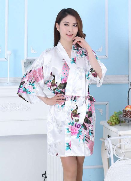 bathrobe white peacock short nightgown summer silk printing japanese cardigan kimono bathrobe
bathrobe white peacock short nightgown summer silk printing japanese cardigan kimono bathrobe
