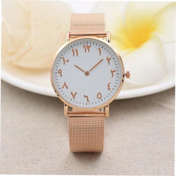 wristwatches men women's watch ancient arabic numerals rose gold design stainless steel relogios masculino erkek kol saati zegarek q, Slivery;brown
wristwatches men women's watch ancient arabic numerals rose gold design stainless steel relogios masculino erkek kol saati zegarek q, Slivery;brown