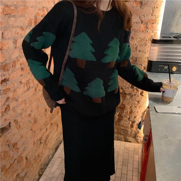 sweaters christmas casual leisure patchwork pine loose all match chic high street jumpers students sweet sweaters, White;black
sweaters christmas casual leisure patchwork pine loose all match chic high street jumpers students sweet sweaters, White;black