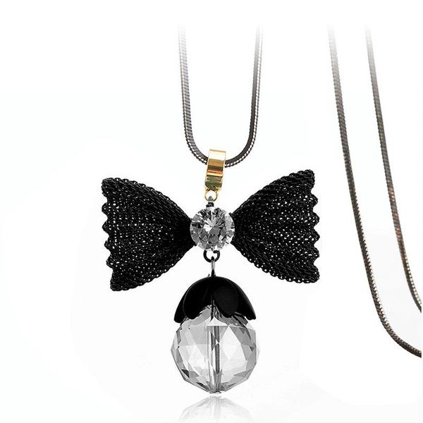 pendant necklaces winter accessories woven bowknot sweater necklace female charming simulated crystal for women jewelry birthday gift, Silver
pendant necklaces winter accessories woven bowknot sweater necklace female charming simulated crystal for women jewelry birthday gift, Silver