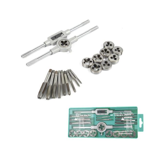 hss tap and die set metric wrench cut m3-m12 hand threading tool engineer kit with metal case tools 
hss tap and die set metric wrench cut m3-m12 hand threading tool engineer kit with metal case tools