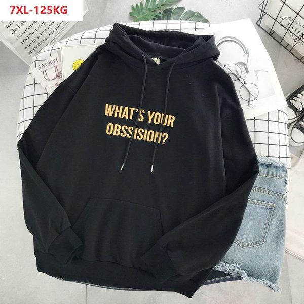 women's hoodies & sweatshirts autumn women letter funny hooded korea style loose large size 7xl 6xl high street 54 56 52 cool, Black
women's hoodies & sweatshirts autumn women letter funny hooded korea style loose large size 7xl 6xl high street 54 56 52 cool, Black