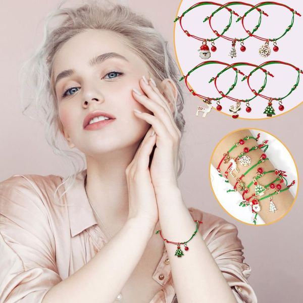 charm bracelets mode vrouwen armband 2021 nieuwe kerstman boom sneeuwvlok elanden hand geweven vakantie cadeau sieraden kerstluxe, Golden;silver
charm bracelets mode vrouwen armband 2021 nieuwe kerstman boom sneeuwvlok elanden hand geweven vakantie cadeau sieraden kerstluxe, Golden;silver