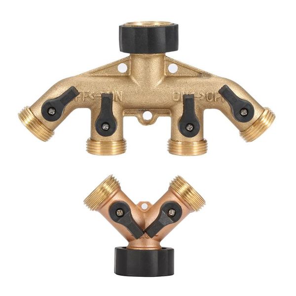 water distributor brass 4 way hose pipe splitter nozzle switcher tap connectors garden irrigation watering equipments
water distributor brass 4 way hose pipe splitter nozzle switcher tap connectors garden irrigation watering equipments